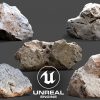 UE4 Photogrammetry 3D Scan Stone Pack VOL 1