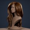 Manequinn with hair for UE4-5 groom plugin(alembic hair)