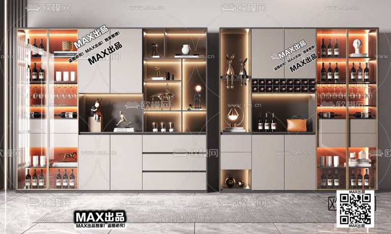 11.Om 2021 3Ds Max- Liquor cabinet