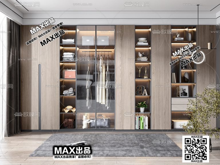 9.Om 2021 3Ds Max - Wardrobe