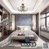 6.Om 2021 3Ds Max - Chinese style bedroom