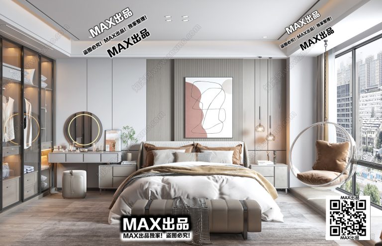 1.Om 2021 3Ds Max - BedRoom
