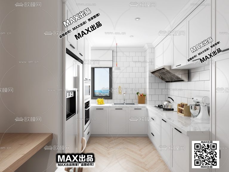 3.Om 2021 3Ds Max - Nordic Kitchen