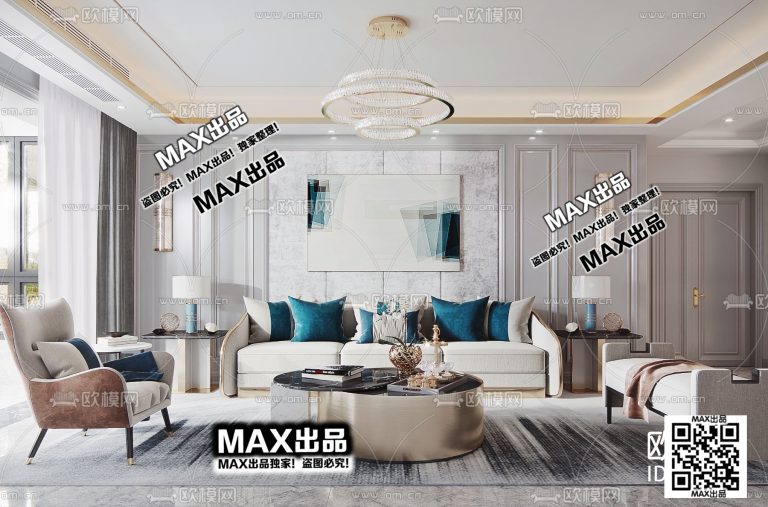 1.Om 2021 3Ds Max - Living 2