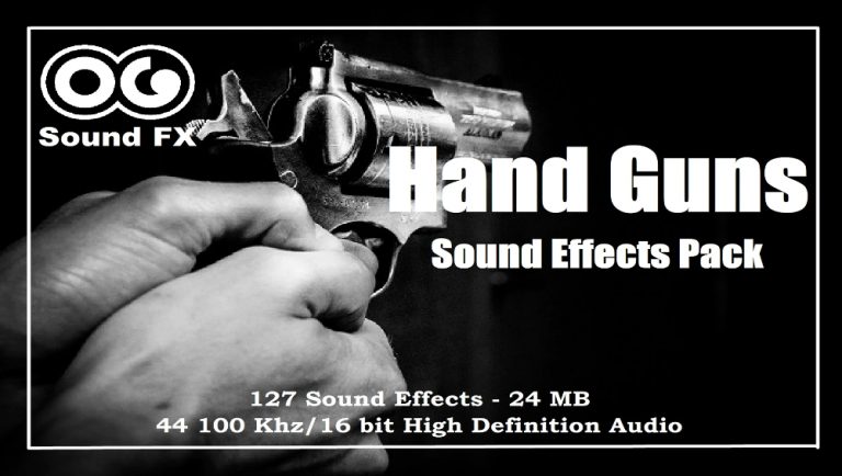 Hand Guns Sound Effects Pack