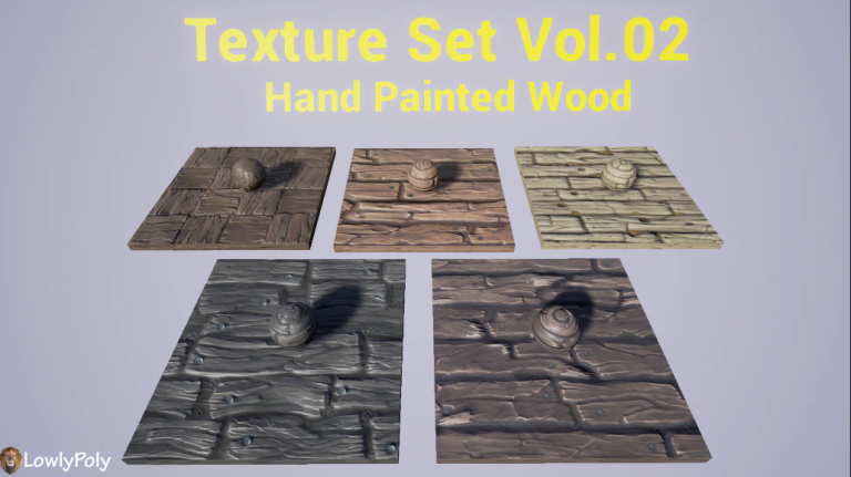 Wood Vol.2 - Hand Painted Texture Pack