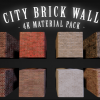 City Brick Wall - 4K Material Pack