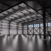 Mixed-use hangars: Warehouses, Aircraft garage, Shipyards