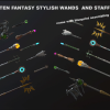 Ten Stylish Staffs and Wands