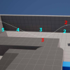 Dynamic on rails gameplay camera
