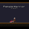 Female Warrior - Pixel Art