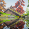 Stylized Log Cabin