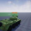 Simple wheeled tank