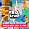 FallTower - Multiplayer Game Template - Platformer party game - By Kekdot