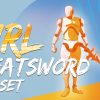 Girl GreatSword AnimSet