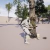 Chaos based Choppable and Interactive Trees UE5