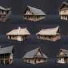 Enterable Medieval Houses and Cottages - v1