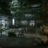 Post Apocalyptic Abandoned Coffee Shop Drive Thru