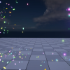 Leaf snow coin currency debris vfx package