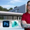 Exterior visualization 3ds max + Corona render for Beginners