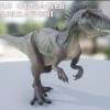 Allosaurus Dinosaur Character Rig and Animations