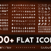 300+ Flat Icons
