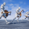 Axe and Shield Animation Set