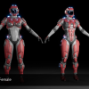 Sci Fi Space Soldier Female