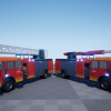 Drivable Firetruck Ladder & Water