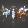 Elemental Horses Pack