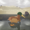 Low Poly Bird: Mallard Duck