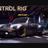 Car Control Rig for Unreal Engine Low-poly 3D model