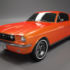 FORD MUSTANG GT 1967 3D Model 3D model