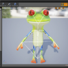 Toon Humanoid Frog