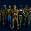Modular military character