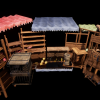 Medieval Market & Shop Kit (Market, Shop, Medieval Props)