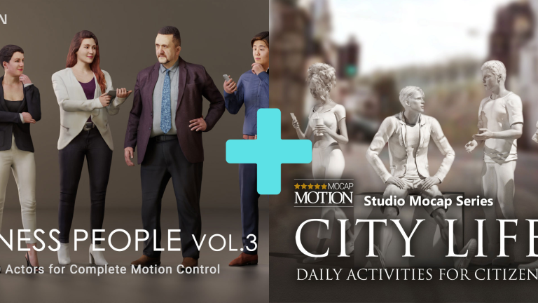 Character for Archviz - Vol 1 ( Business + CityLife )
