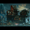 Stylized Pirate Port City Modular (Pirate , Port , City )