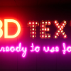 3D Text Generator - Diegetic Design - Custom Fonts