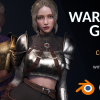 Warrior Girl 2 - Game Ready & Modular