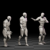 Talk while walking or standing animations