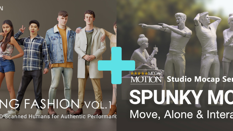 Character for Archviz – Vol 2 ( Young1 + SpunkyMove )