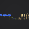 Stylized Handpainted Wildflowers Pack: Low-poly 3D Model