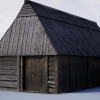 WOODEN MODULAR HOUSE PROPS