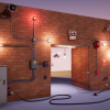 Electrical set / lamps /wires