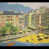 Stylized Tuscany Seaside City ( Stylized , Seaside , City , Stylised )