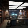 Cyberpunk Tech Engineer's Apartment