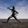 Female TwinKatana