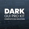 Dark GUI / UI / Main Menu Pro KIT - complete solution + psd sources