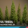 Foliage VOL.21 - Cypress Trees ( Low Poly)